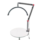 Adjustable Beauty Light for Eyelash Techs - 16 Inch - White - Side View