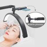 Adjustable Beauty Light for Eyelash Techs - 16 Inch - White - 45-Degree Angle