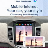 9.7 Inch Navigation System For Chevy Cruze + 12-Light Camera - 1 + 16G Standard + 12 Light Camera - Close-Up Angle