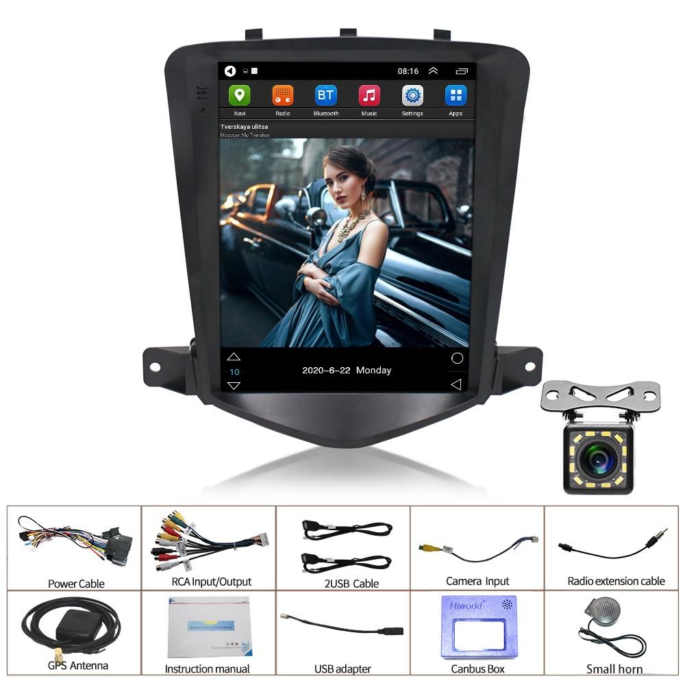 9.7 Inch Navigation System For Chevy Cruze + 12-Light Camera - 1 + 16G Standard + 12 Light Camera