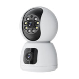 Waterproof Smart Wifi Camera With 4Mp Zoom - Hd Indoor White - Front View