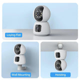 Waterproof Smart Wifi Camera With 4Mp Zoom - Hd Indoor White - Extra Image