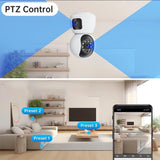 Waterproof Smart Wifi Camera With 4Mp Zoom - Hd Indoor White - Extra Image