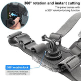 Adjustable Chest Strap with Mount and Screw - 3 In 1