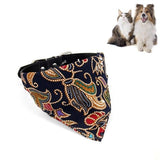 Cotton Pet Bib Cat Headband Dog Saliva Towel - Size L - Blue - Extra Image
