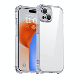 Crystal Clear Shockproof Phone Case for Iphone 15 by Ipaky - Front View
