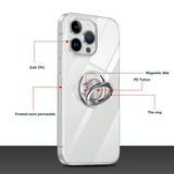 Tpu Phone Case with Ring Holder for Iphone 15 - Slim & Secure - Side View