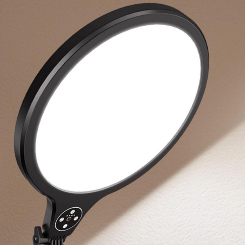 Large Desktop Beauty Fill Light Bracket for Live Broadcast and Photography - 14.2 Inch / 36cm - Black