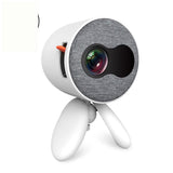 Portable Children'S Projector With Speaker - Yg220 - Black - Side View