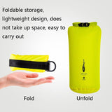 Multi Function Outdoor Storage Bag Waterproof Lightweight 35L Capacity - Yellow - Rear View