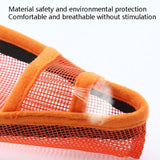 Dog Mouth Cover Anti-Bite Mesh Dog Mouth Cover Medium And Large Dogs Anti-Drop Mask L - Gray - Top-Down View