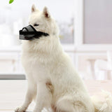 Dog Mouth Cover Anti-Bite Mesh Dog Mouth Cover Medium And Large Dogs Anti-Drop Mask L - Gray - Extra Image