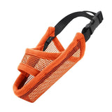 Dog Mouth Cover Anti-Bite Mesh Dog Mouth Cover Medium And Large Dogs Anti-Drop Mask L - Gray - Extra Image
