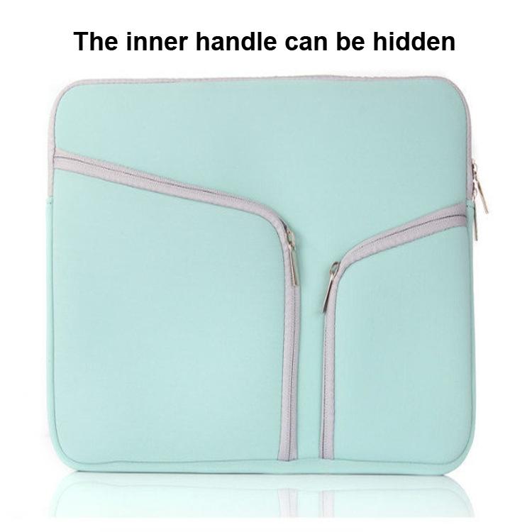 10-Inch Multi-Pocket Laptop Liner Bag For Diving Material - Blue