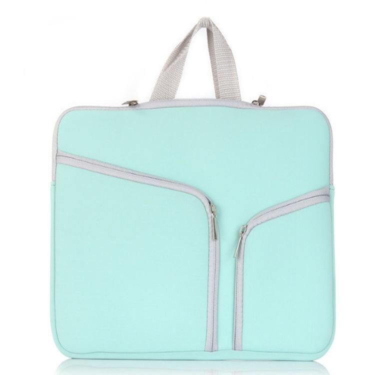 10-Inch Multi-Pocket Laptop Liner Bag For Diving Material - Blue
