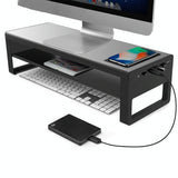 Vaydeer Laptop Stand - Multifunctional Usb Wireless Display Rack - Front View
