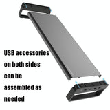 Vaydeer Laptop Stand - Multifunctional Usb Wireless Display Rack - Rear View