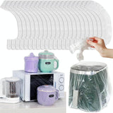 10-pack Disposable Dust Covers for Electric Cooker and Oven - 120x120cm White - 120X120Cm