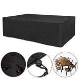 Waterproof Outdoor Furniture Cover for Garden Table and Chairs - 45x40x25cm - Side View