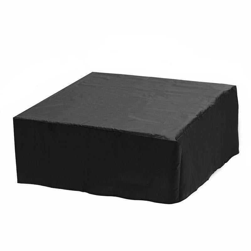 240x240x25cm Waterproof Dustproof Cover for Bathtub Pool Table & Chair - Protects from Falling Leaves - Black