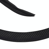 2 Pcs 45Cm Car Stickers Rubber Large Round Arc Strips Universal Fender Flares Wheel Eyebrow Decal Sticker Eyebrow Car-Covers Black Striped Round Arc Strips - 75 X 2Cm - Extra Image