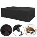Waterproof Outdoor Furniture Cover for Table and Chairs - 120x95x75cm - Side View