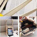 Black Woolen Knit Bucket Bag For Women - Black Onesize
