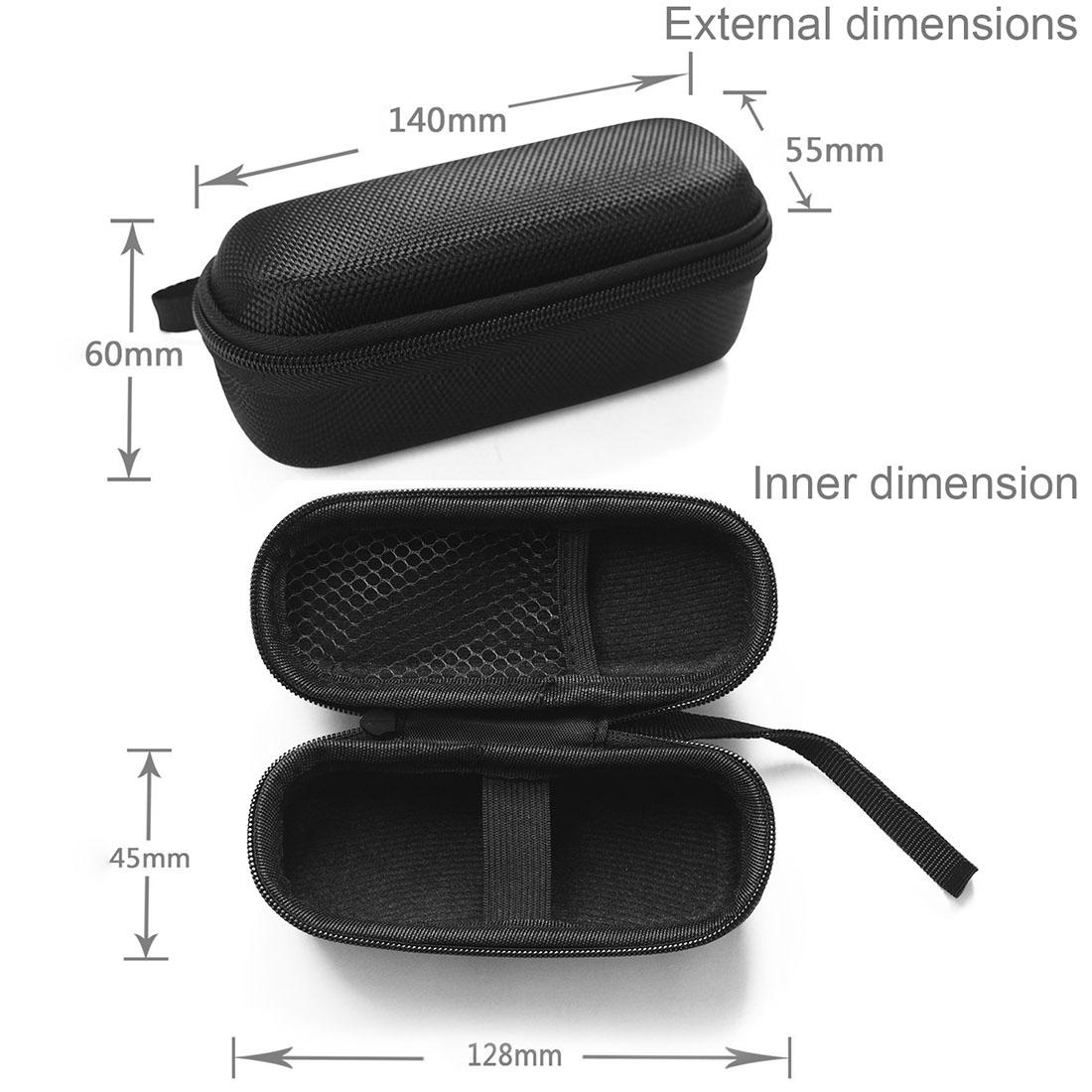 Protective Bag for Insta360 Nano s - 2 Pack 14x6x5.5cm Smart Vr360 Sport Camera