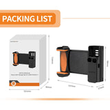 Portable Phone Clamp Holder with Storage Case for Dji Pocket 3 - 45-Degree Angle