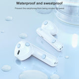 Wireless Bluetooth Earphones with Charging Box - T9 Sport - Rear View