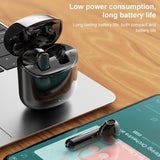 Wireless Bluetooth Earphones with Charging Box - T9 Sport - Low Angle