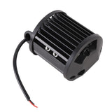 18W 6 Led White Light Floodlight Engineering Lamp / Waterproof Ip67 Suvs Light Dc 10 - 30V Black - Low Angle