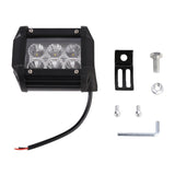 18W 6 Led White Light Floodlight Engineering Lamp / Waterproof Ip67 Suvs Light Dc 10 - 30V Black - Extra Image