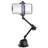 Articulating Magic Arm with Suction Cup Phone Mount - Front View