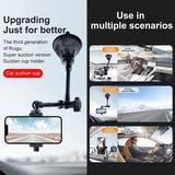 Articulating Magic Arm with Suction Cup Phone Mount - Top-Down View