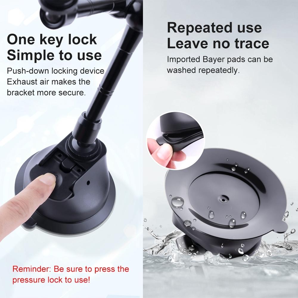 Articulating Magic Arm with Suction Cup Phone Mount