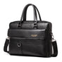 Retro Pu Leather Men Crossbody Bag - Black