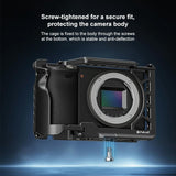 Metal Camera Cage For Sony A6500 / A6400 / A6300 / A6000 - Stabilizer Rig Black - Extra Image