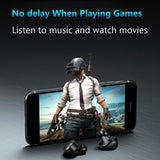 Touch Bluetooth Earphones with Dual Noise Cancellation and Charging Box - Close-Up Angle