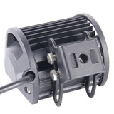18W Cree 6 Led White Light Condenser Engineering Lamp / Waterproof Ip67 Suvs Light Dc 10 - 30V Black - 45-Degree Angle
