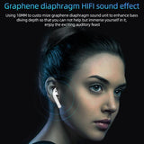 Wireless t & g Tg11 Tws Bluetooth Earphones with Charging Box - Black - Top-Down View