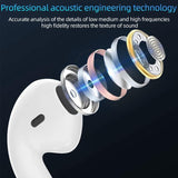 Wireless t & g Tg11 Tws Bluetooth Earphones with Charging Box - Black - Extra Image
