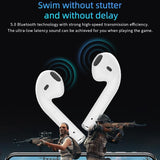Wireless t & g Tg11 Tws Bluetooth Earphones with Charging Box - Black - Extra Image