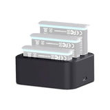 Tri-slot Fast Charger for Insta360 X3 / one X2 Batteries - Front View