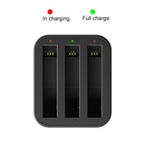 Tri-slot Fast Charger for Insta360 X3 / one X2 Batteries