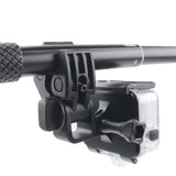 Waterproof Clamp Mount Adapter Kit for Gopro Hero6 / 5 with Back Cover - Front View