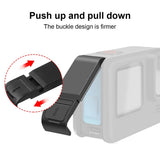 Silicone Protective Case with Wrist Strap and Lens Cover for Gopro Hero12 - Top-Down View