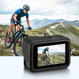 Silicone Protective Case with Wrist Strap and Lens Cover for Gopro Hero12 - Low Angle