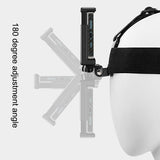Adjustable Head Strap with Phone Clamp for Gopro and Action Cameras - Rear View