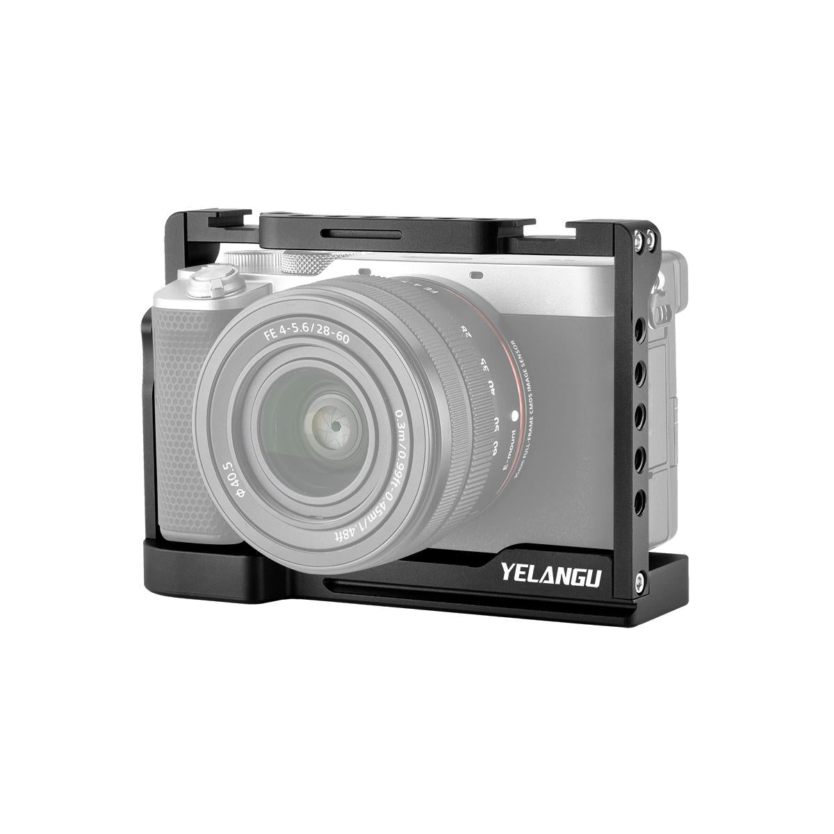 Video Camera Cage Stabilizer - Black for Sony Alpha 7C